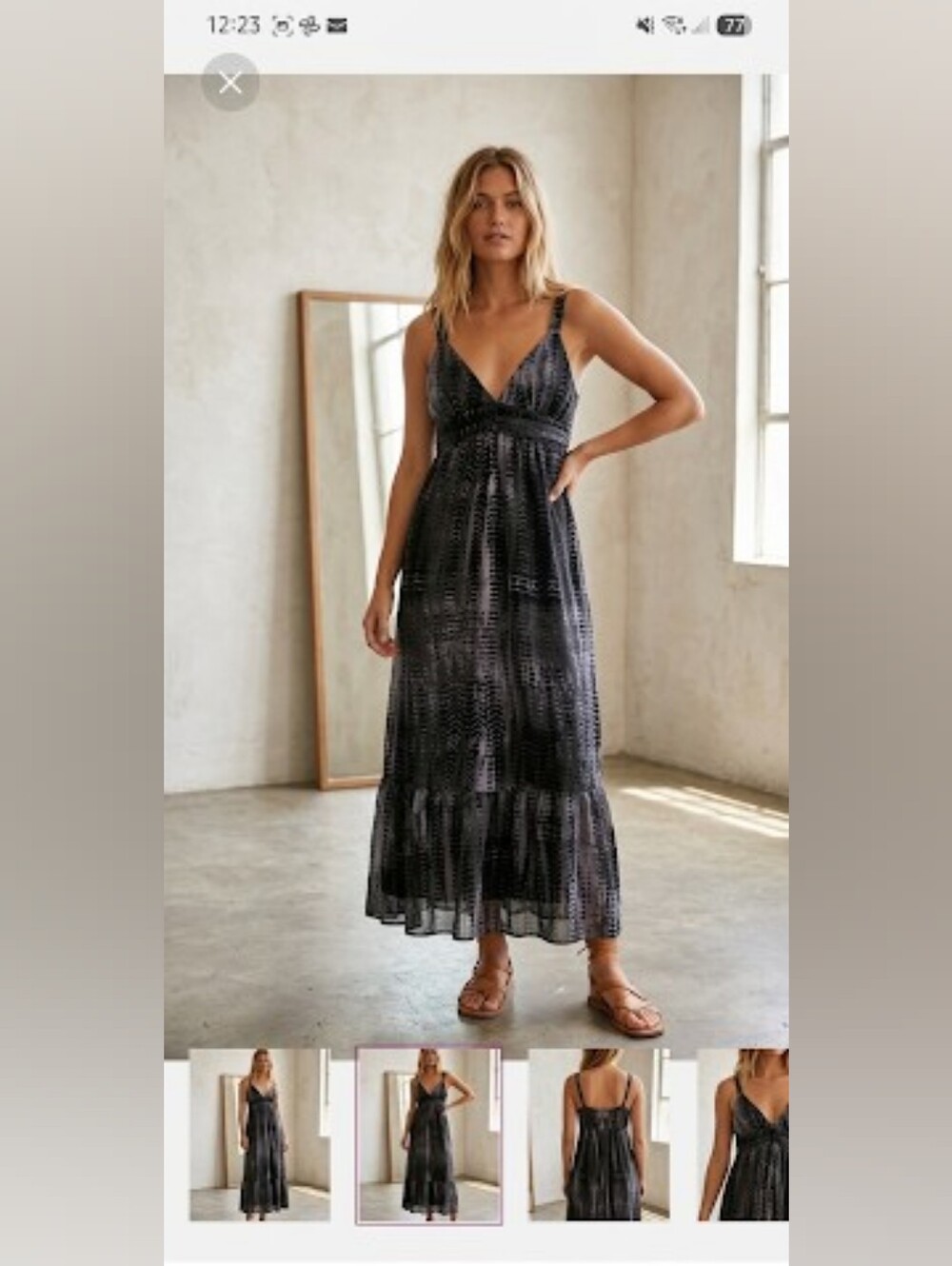 Womens maxi dress.  Wore it one time